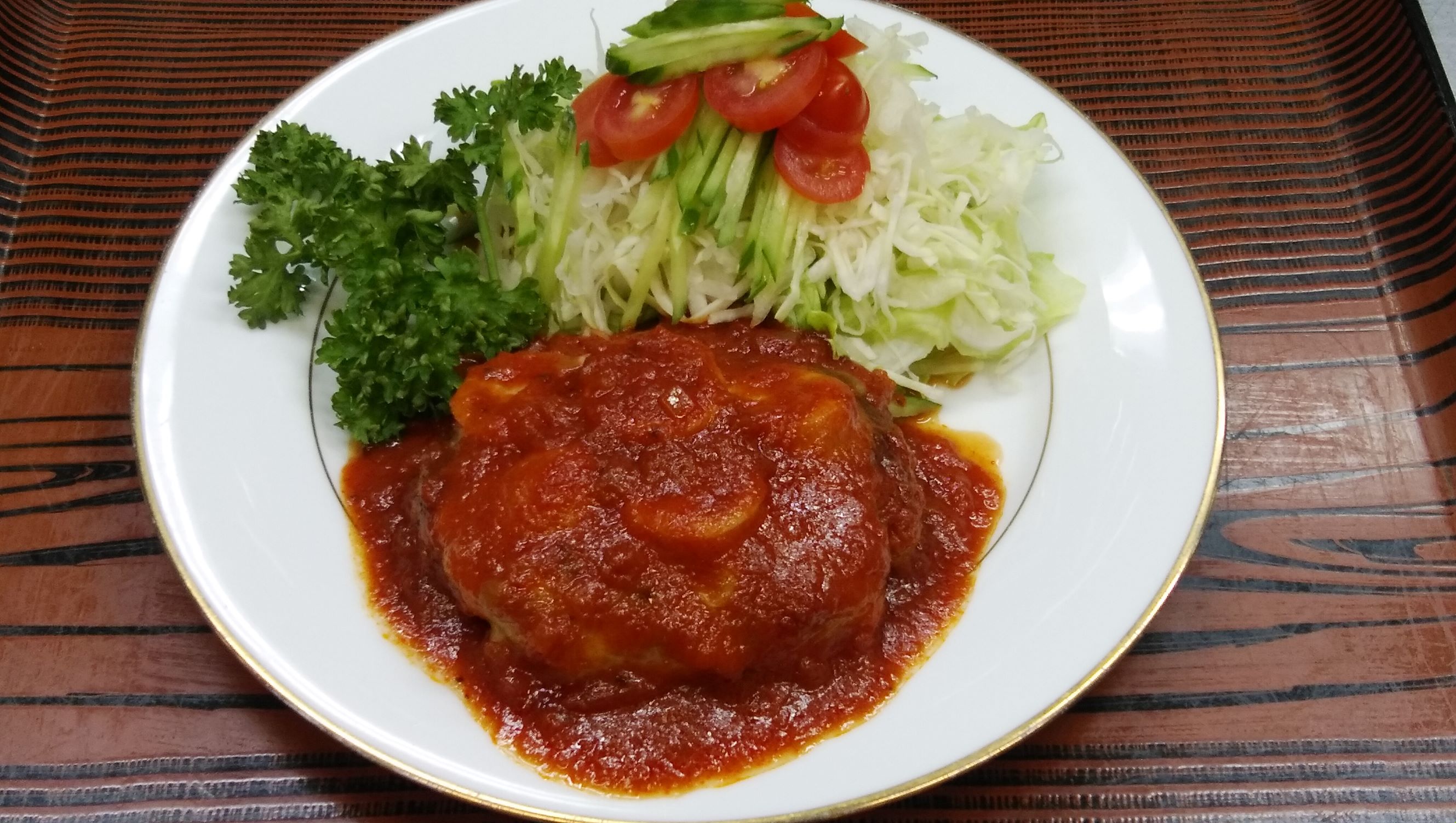 人気のイタリアンハンバーグ