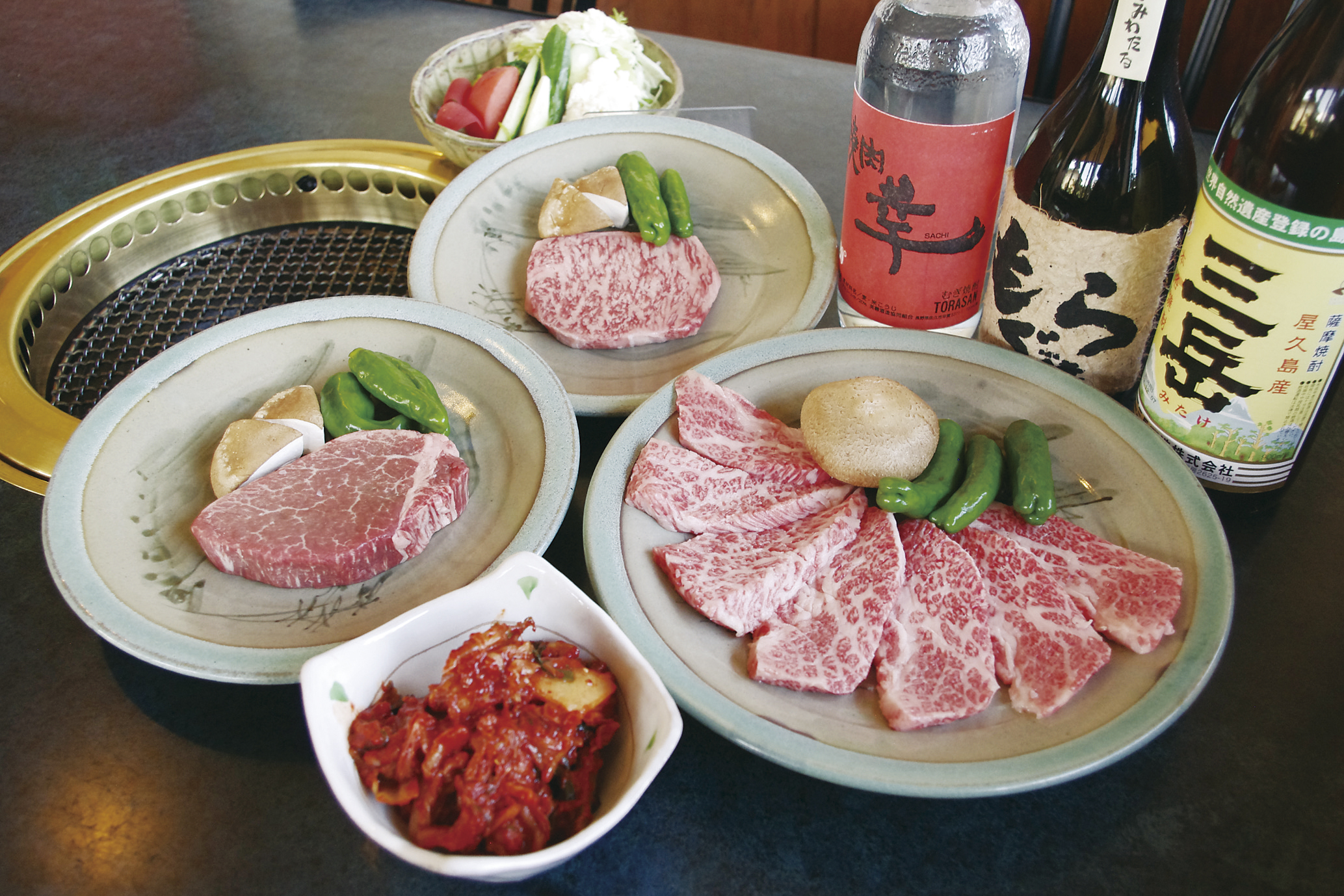 厳選してこだわったA5ランクの牛肉